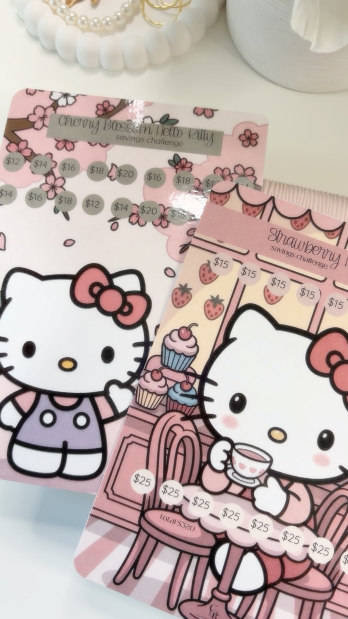 Hello Kitty A5 Savings Challenges