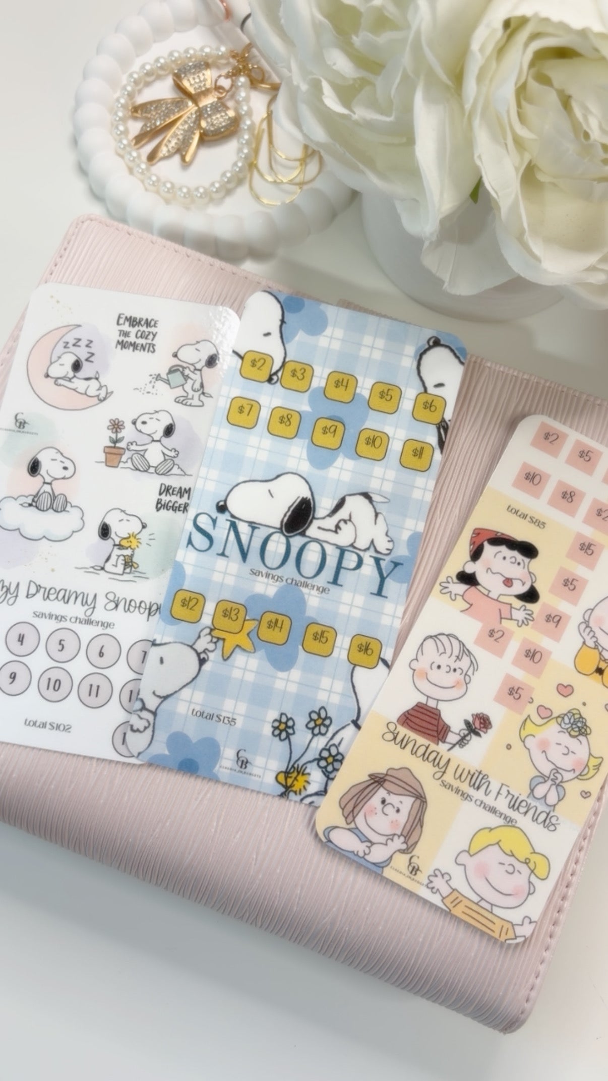 Snoopy A6 & A5 Savings Challenge Bundle
