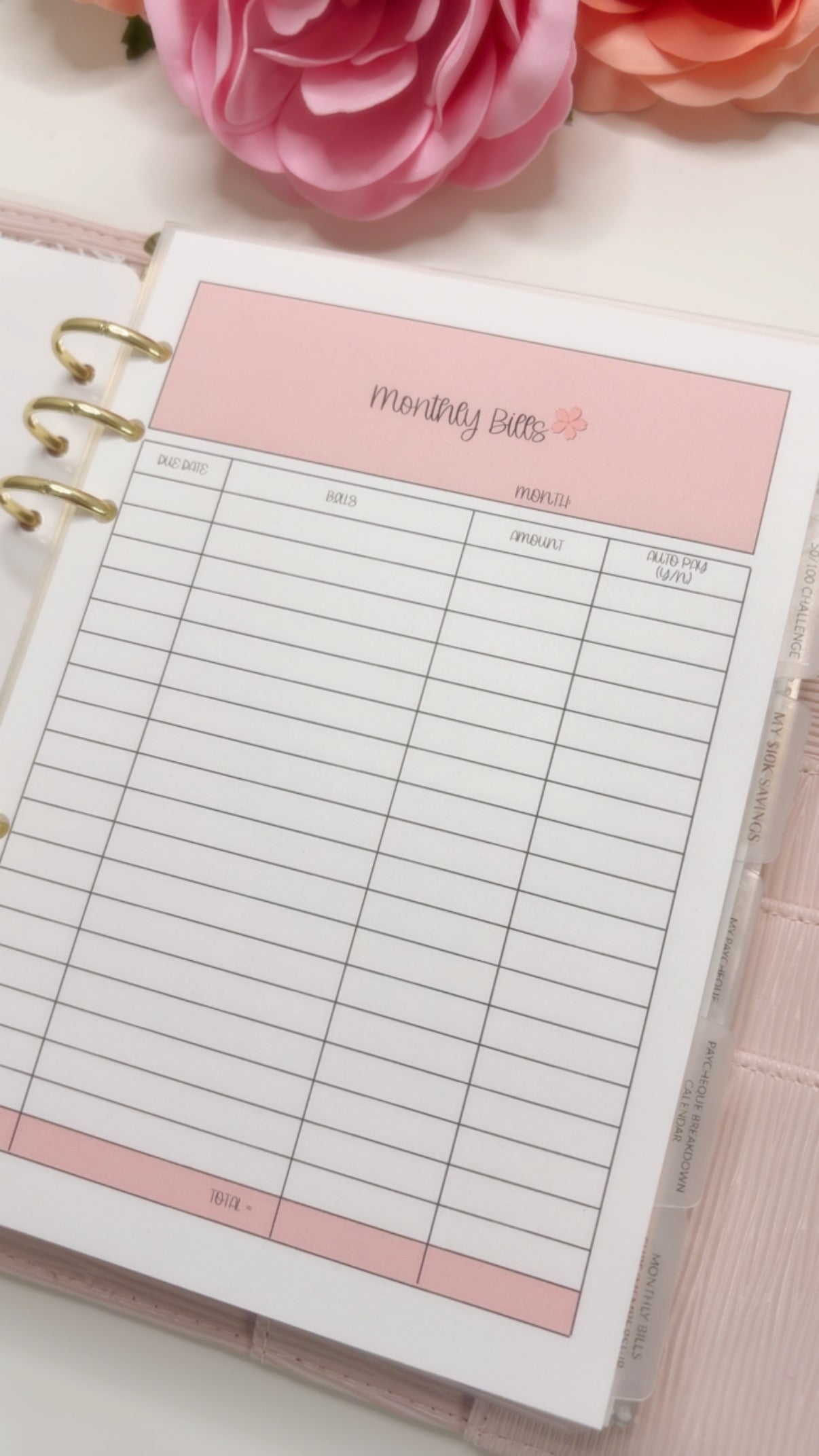 My A5 Budget Planner 2026 Binder - build your own