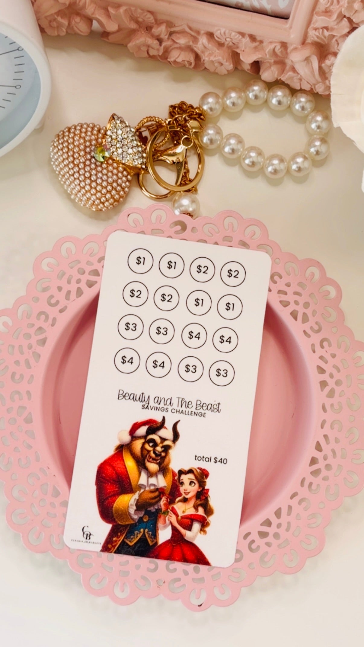 Mini Beauty and The Beast Savings Challenge