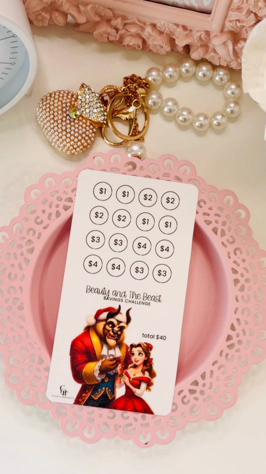 Mini Beauty and The Beast Savings Challenge
