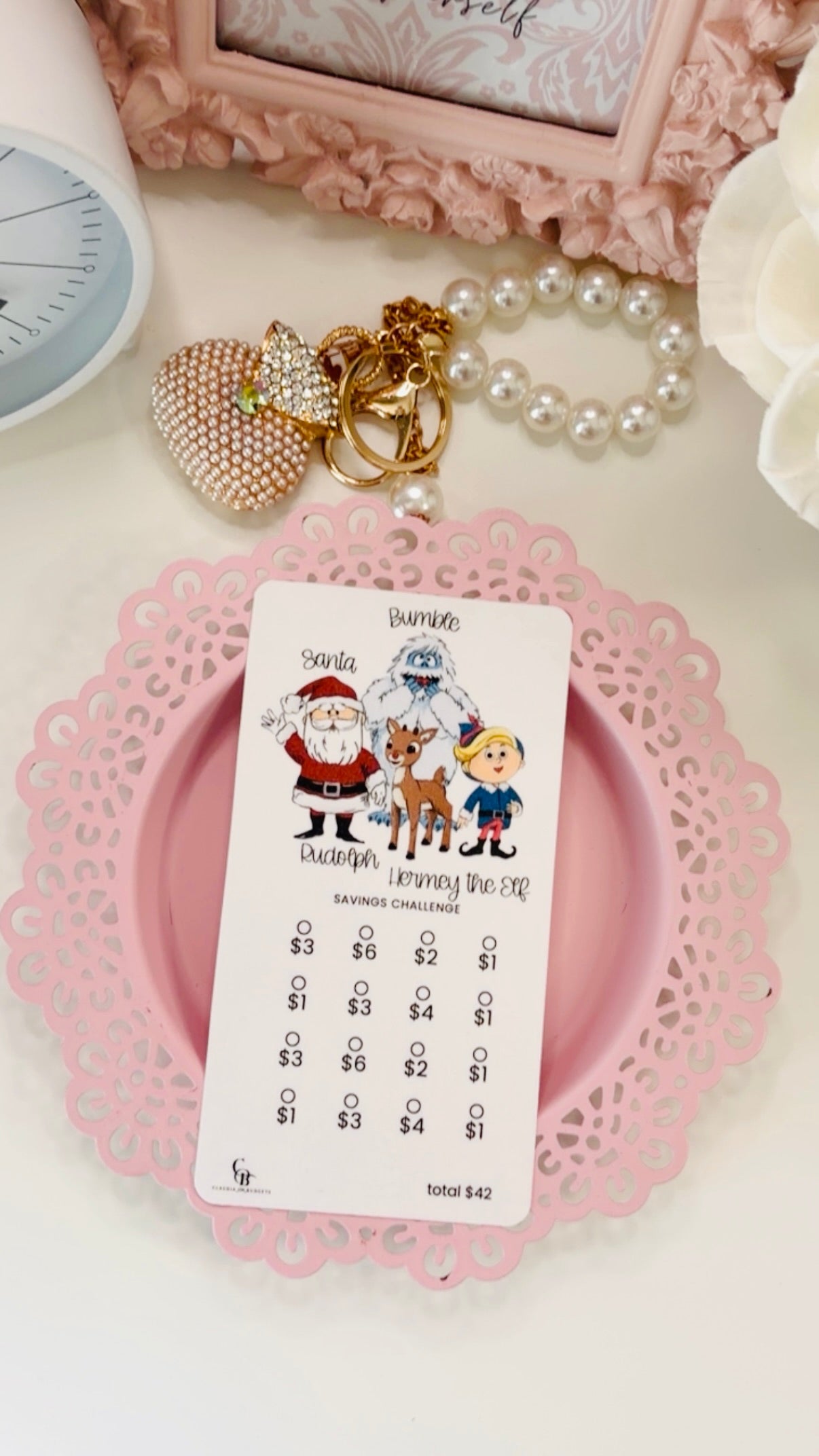 Mini Christmas Bumble and Hermey Savings Challenge