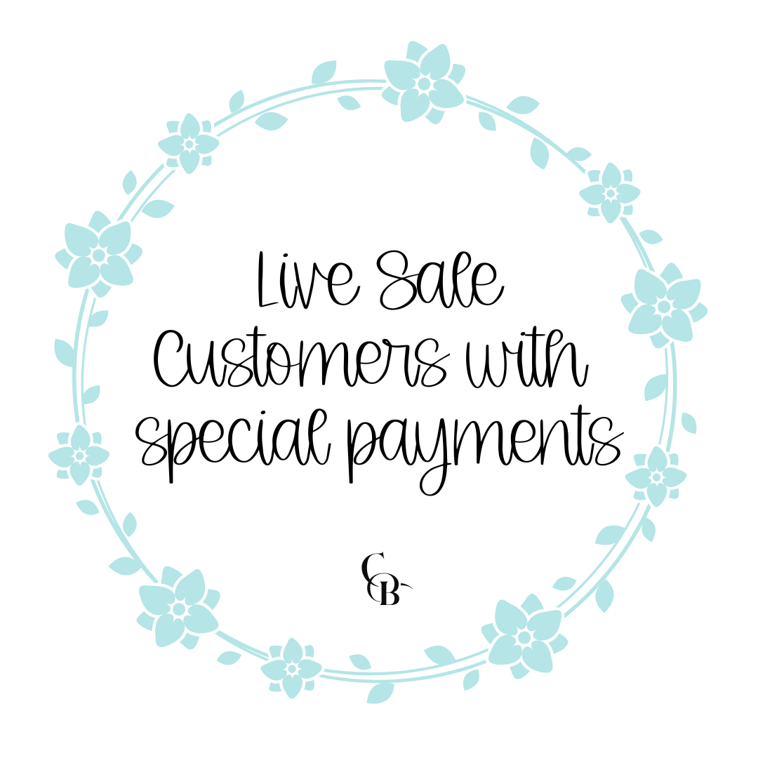LIVE SALE - Pay Dues (customers with special payments)