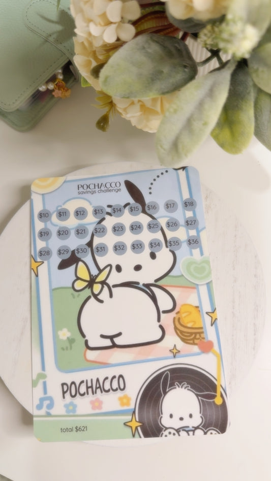 Blue Pochacco Savings Challenge