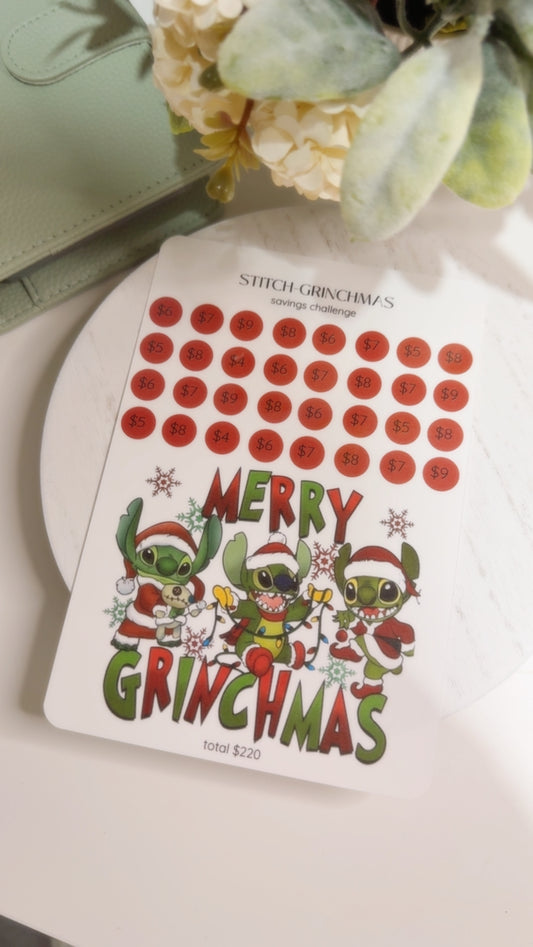 Stitch-Grinchmas Savings Challenge