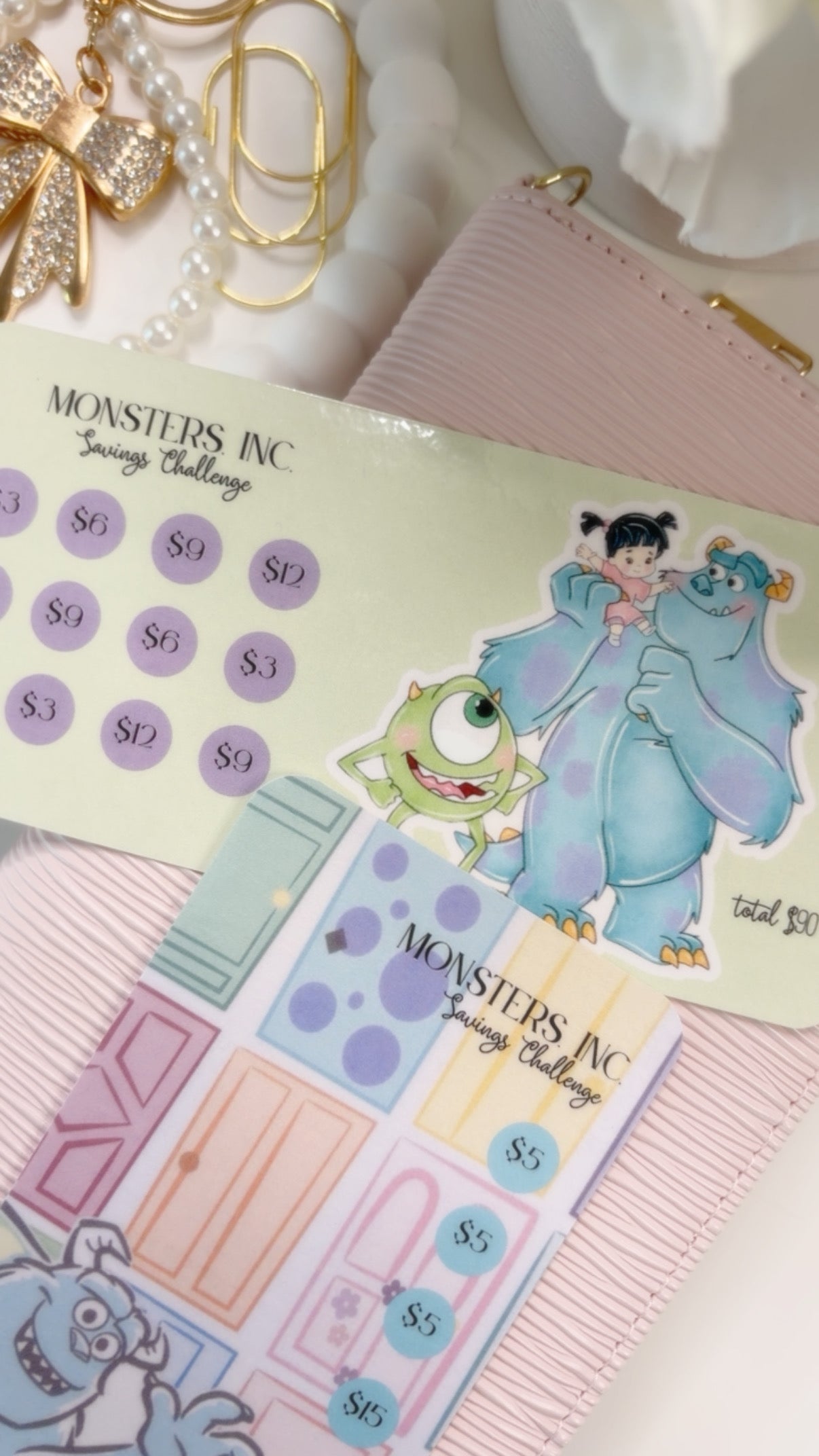 Monsters INC Savings Challenges