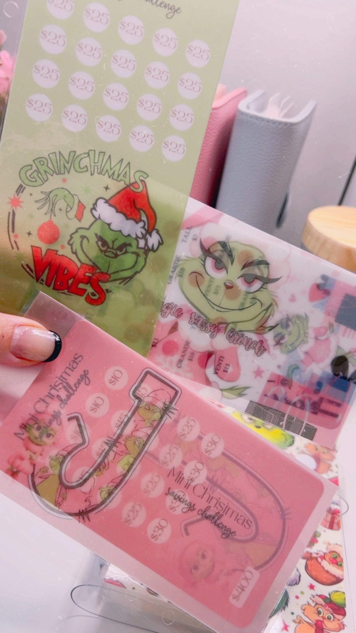 Grinch A6 Cash Envelopes Bundle