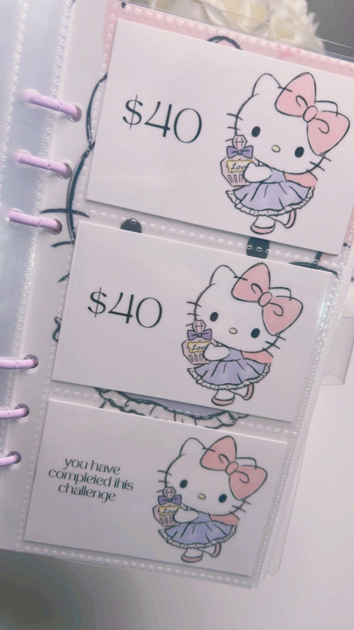 Hello Kitty Savings Challenge Book