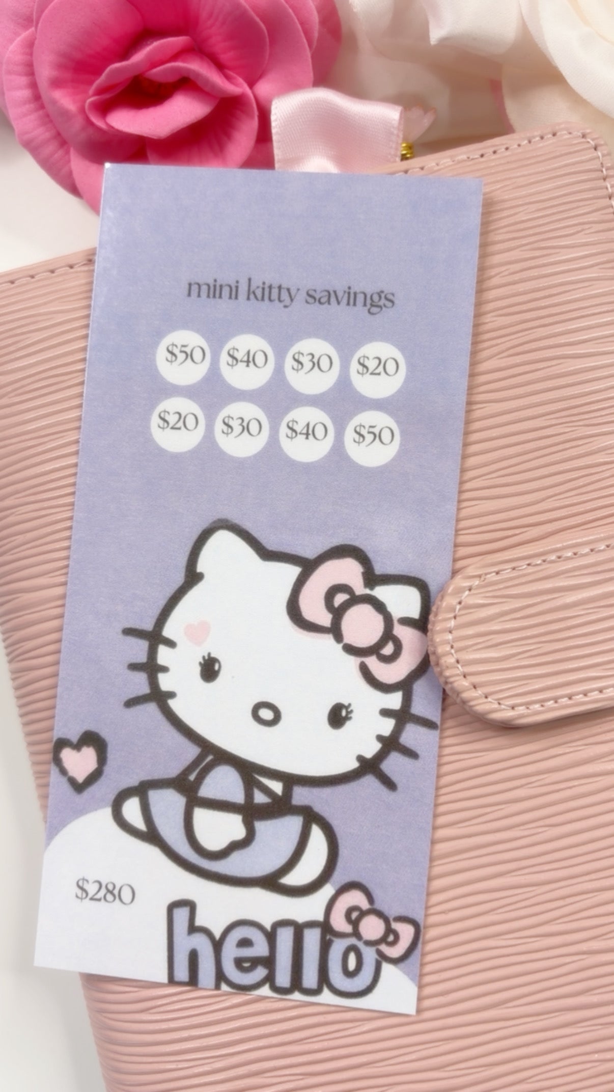 Mini Kitty Savings Challenge