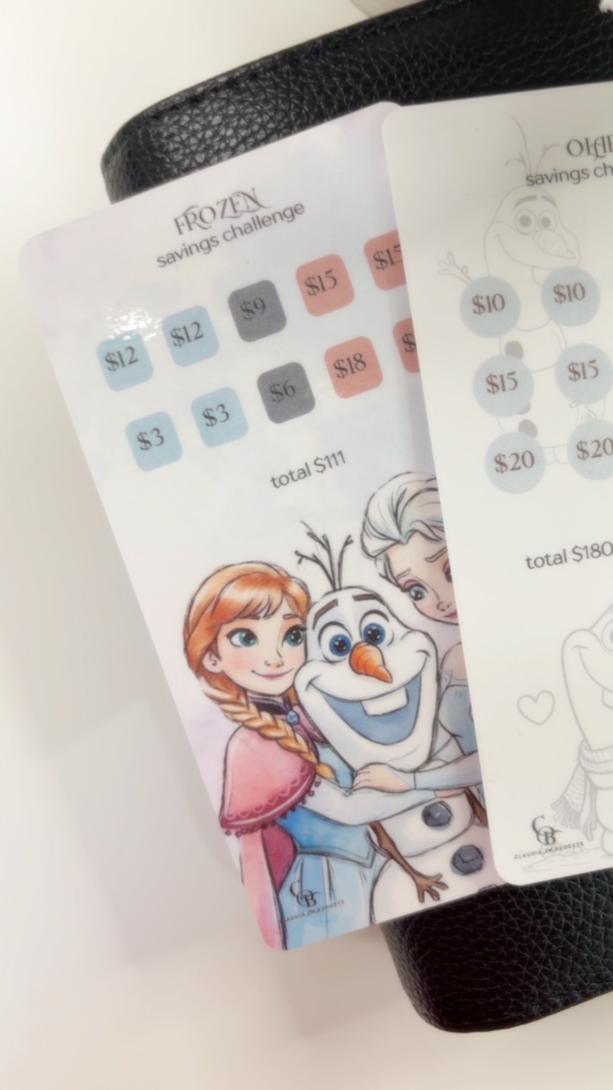 Mini Frozen Savings Challenges