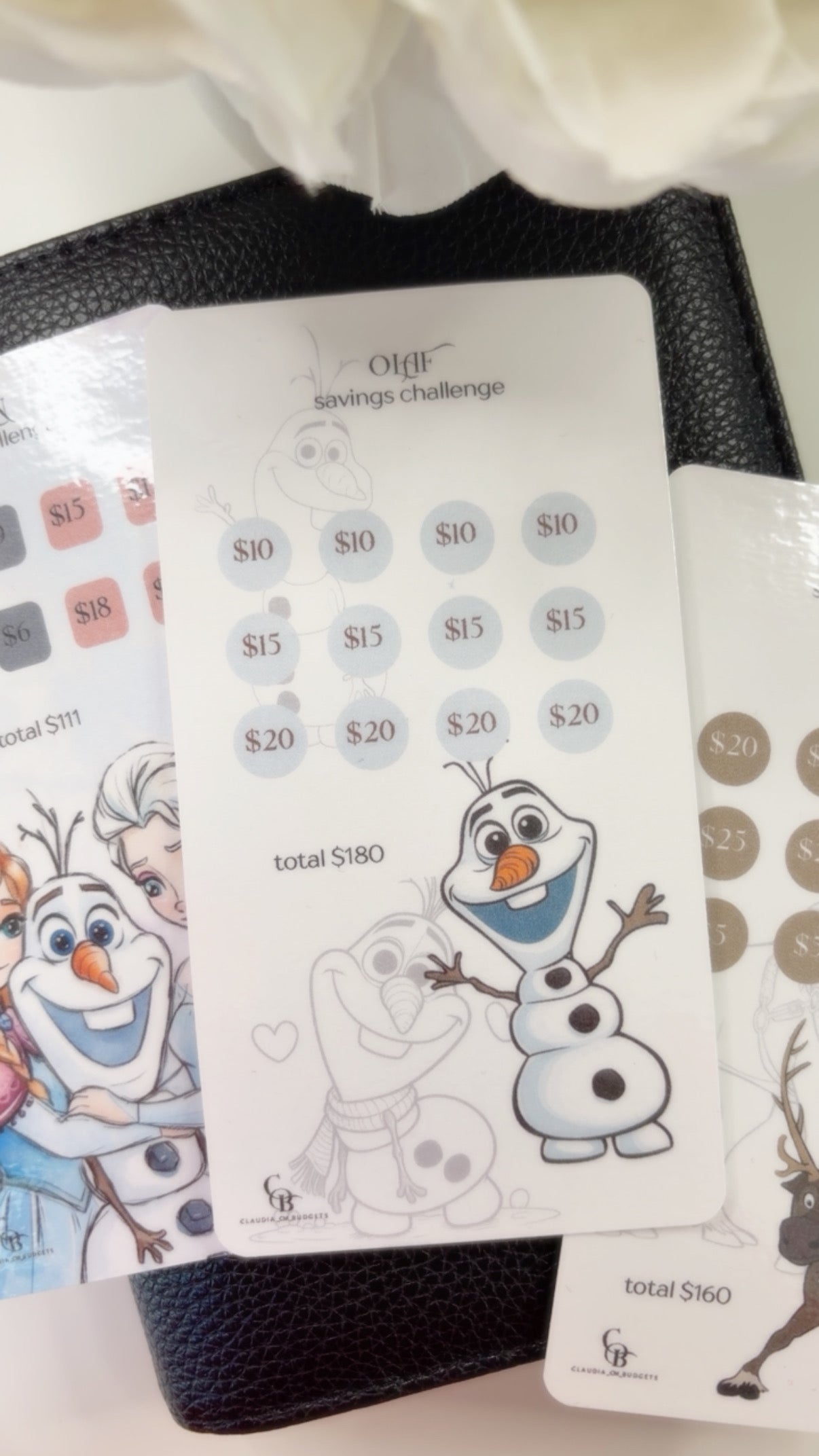 Mini Frozen Savings Challenges