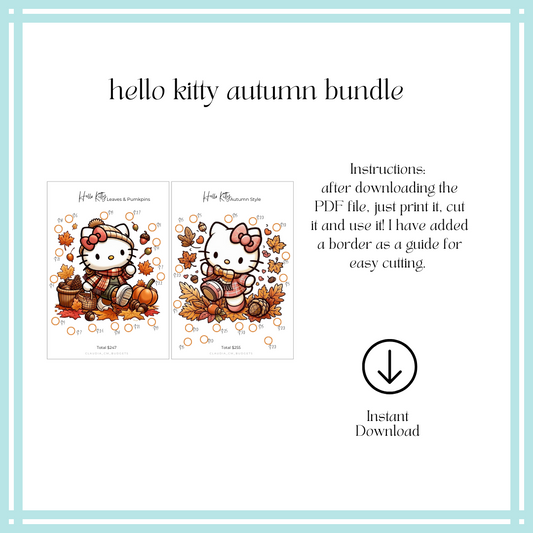 A5 Hello Kitty Autumn Bundle (DIGITAL FILE)