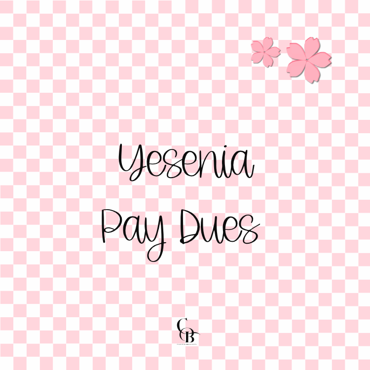 LIVE SALE - Yesenia Pay Dues